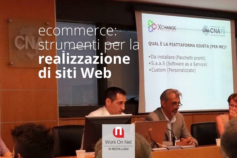 Luigi Resta: strumenti per la realizzazione di siti e-commerce