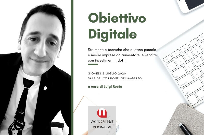 Obiettivo digitale - Corso di formazione a cura di Luigi Resta